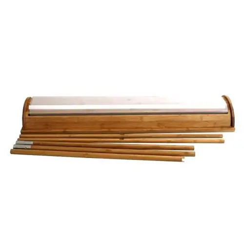 Greenline-RollUp "Bambus oval Double"  mit Bedruckung